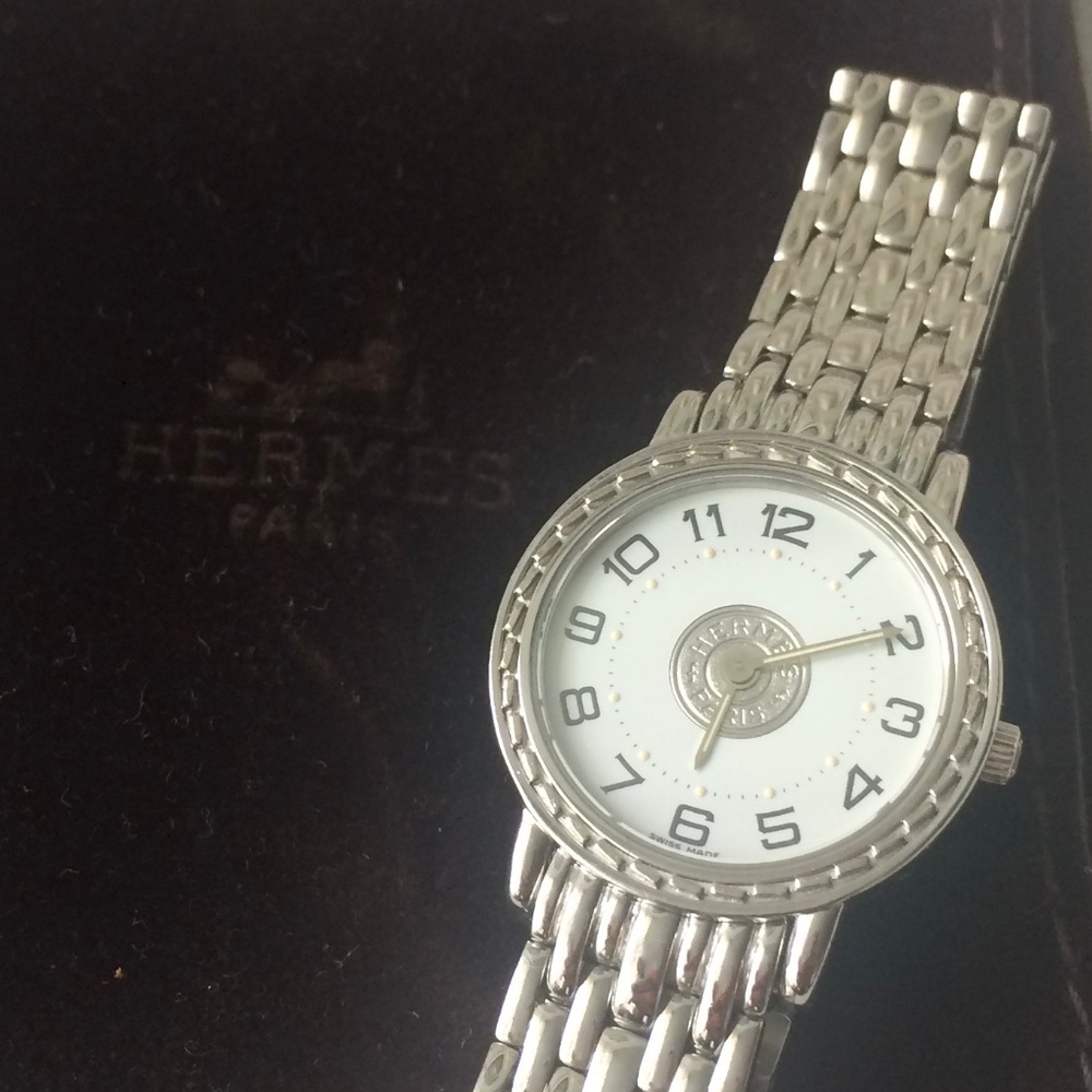 Hermès Stainless Steel Quartz Selie Watch